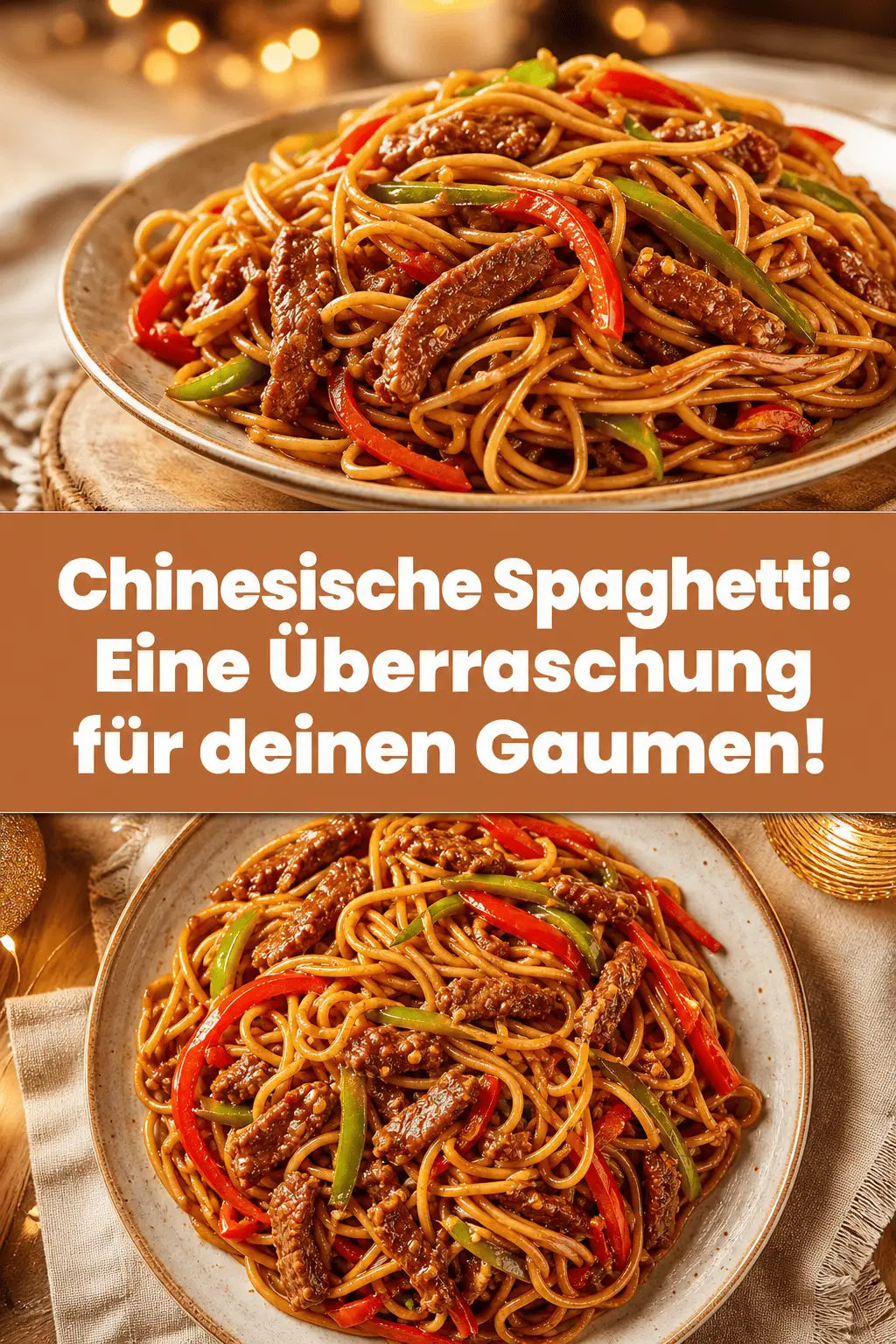 Chinesische Spaghetti: Eine Überraschung für deinen Gaumen!
