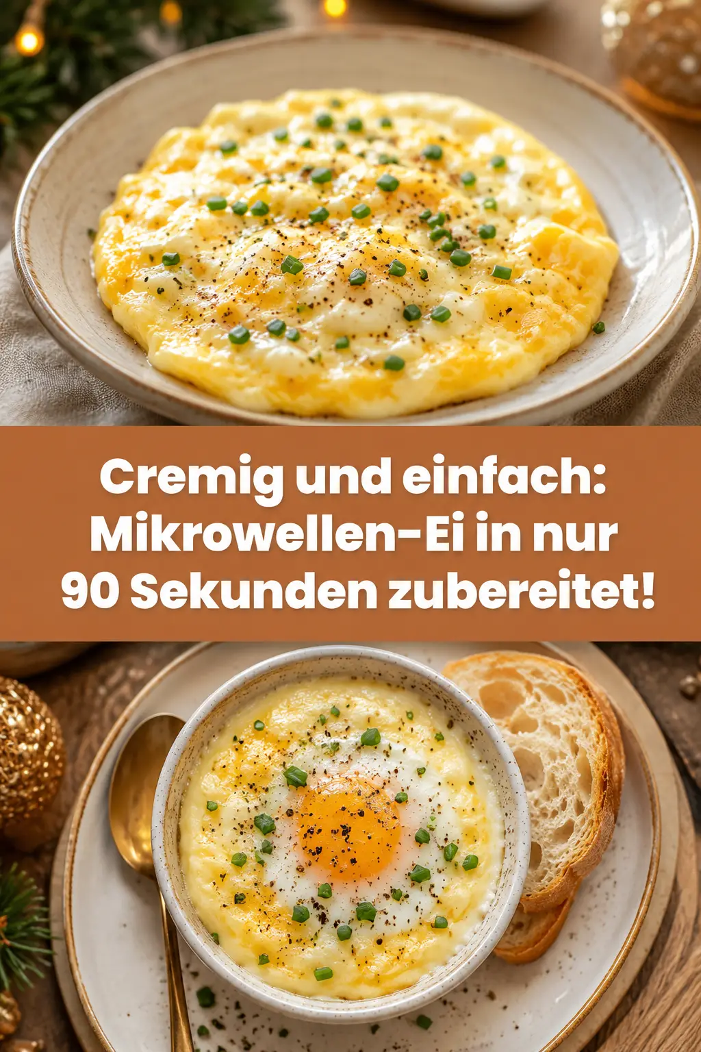 Cremig und einfach: Mikrowellen-Ei in nur 90 Sekunden zubereitet!