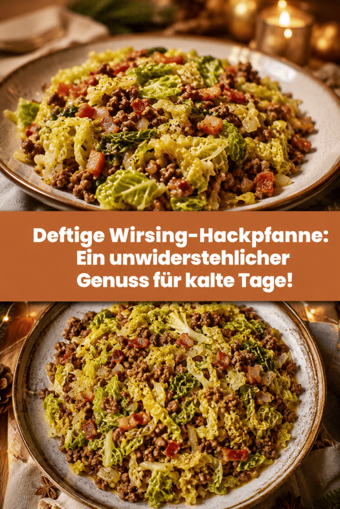 Deftige Wirsing-Hackpfanne: Ein unwiderstehlicher Genuss für kalte Tage!
