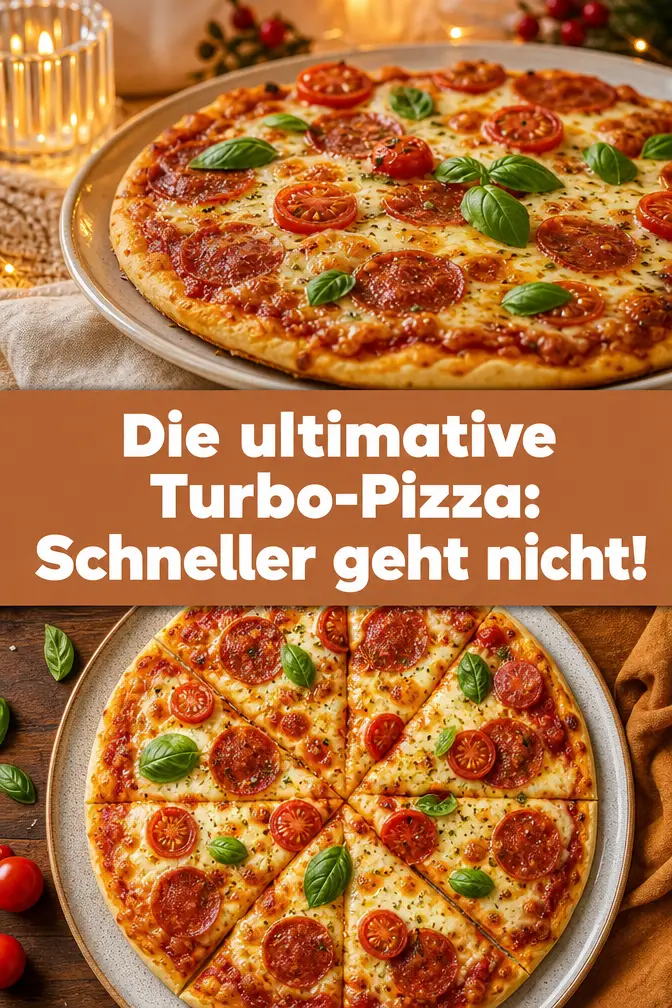 Die ultimative Turbo-Pizza: Schneller geht nicht!