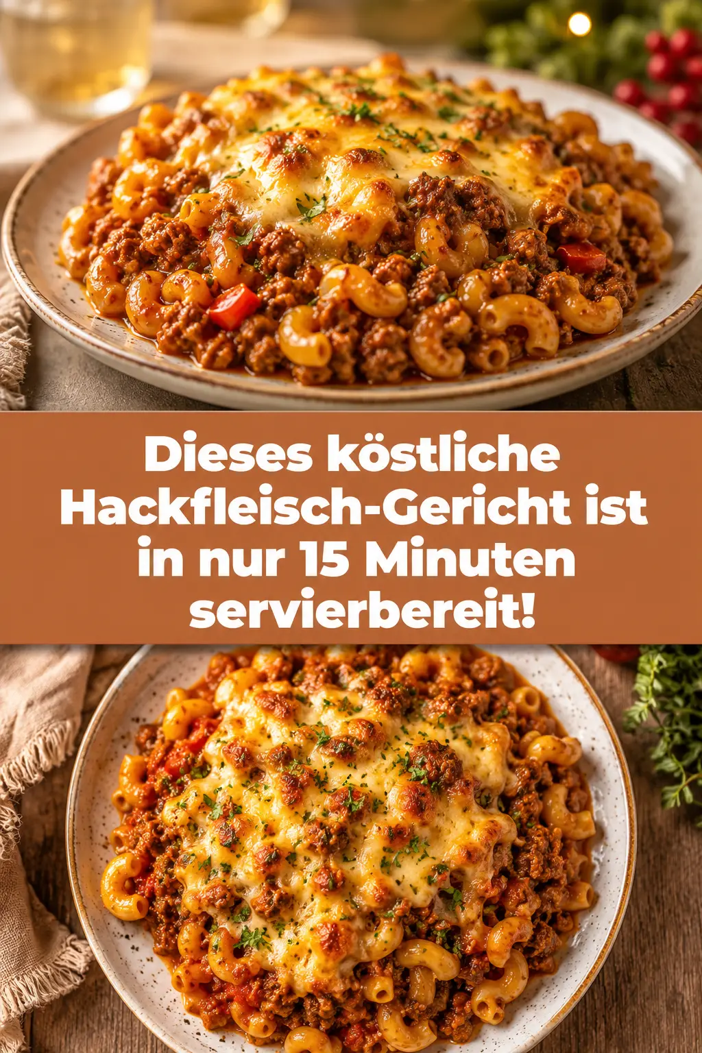 Dieses köstliche Hackfleisch-Gericht ist in nur 15 Minuten servierbereit!