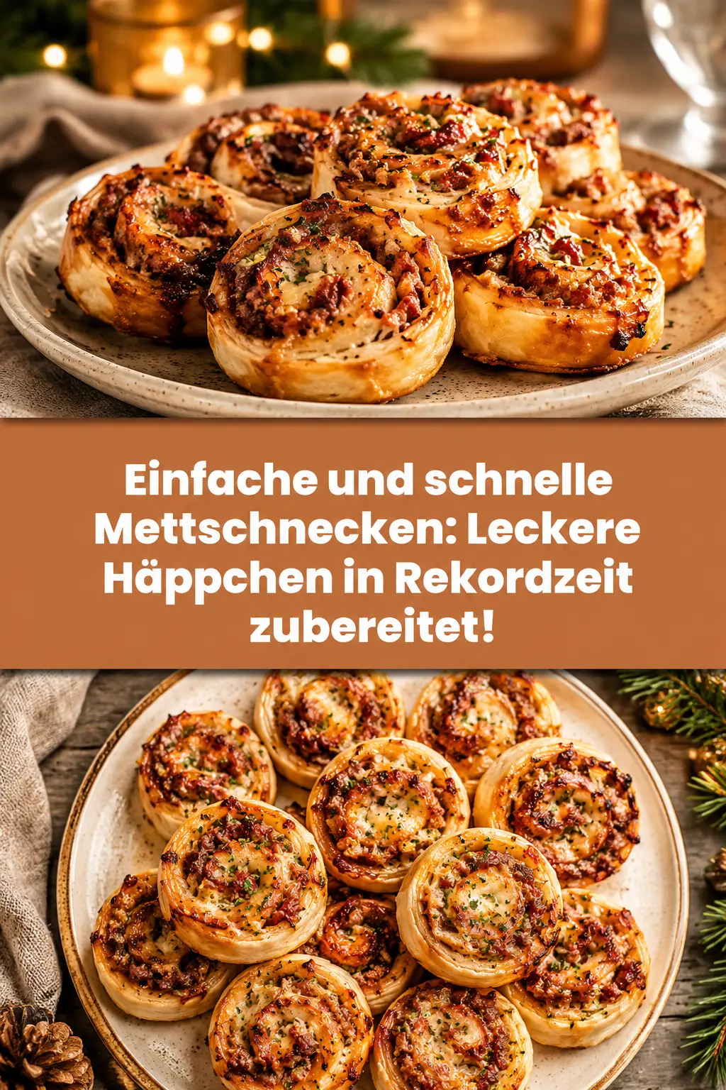 Einfache und schnelle Mettschnecken: Leckere Häppchen in Rekordzeit zubereitet!