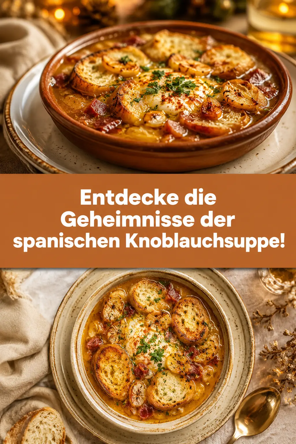 Entdecke die Geheimnisse der spanischen Knoblauchsuppe!