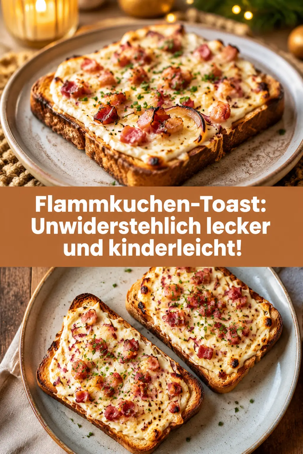 Flammkuchen-Toast: Unwiderstehlich lecker und kinderleicht!