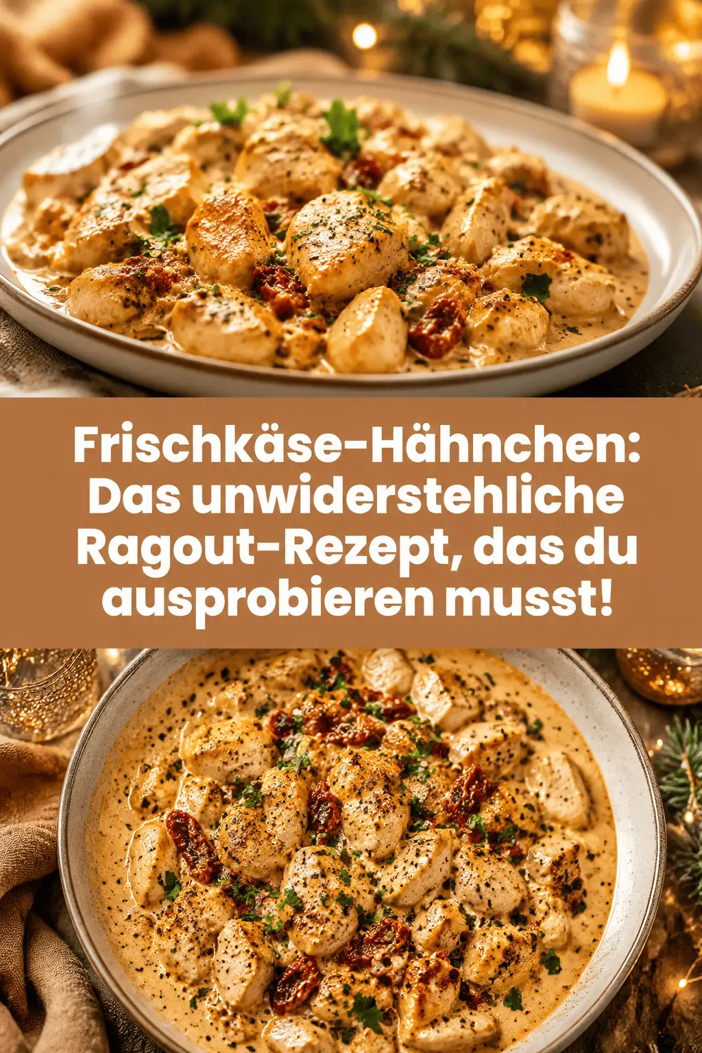 Frischkäse-Hähnchen: Das unwiderstehliche Ragout-Rezept, das du ausprobieren musst!