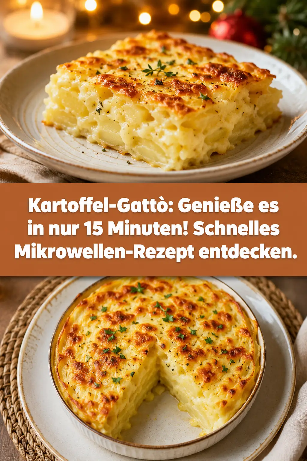 Kartoffel-Gattò: Genieße es in nur 15 Minuten! Schnelles Mikrowellen-Rezept entdecken.