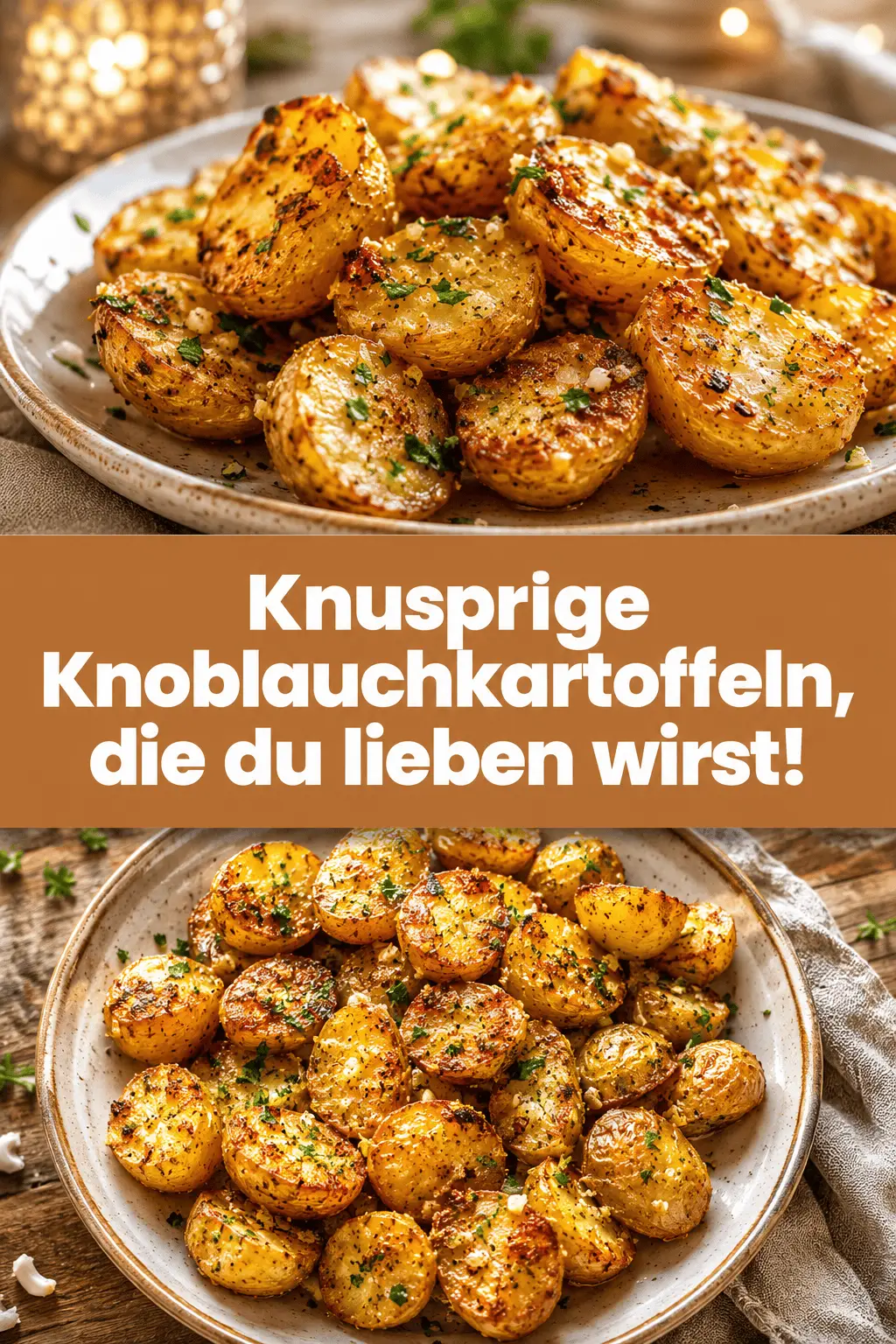 Knusprige Knoblauchkartoffeln, die du lieben wirst!