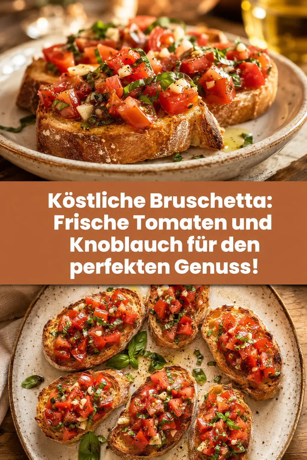 Köstliche Bruschetta: Frische Tomaten und Knoblauch für den perfekten Genuss!
