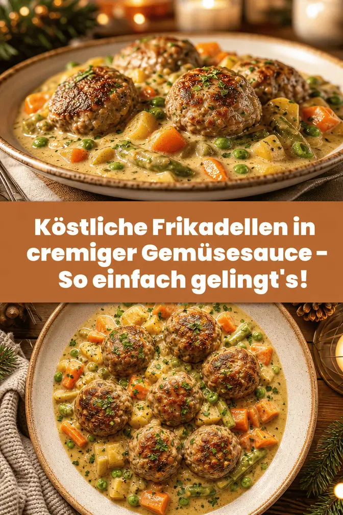 Köstliche Frikadellen in cremiger Gemüsesauce - So einfach gelingt's!