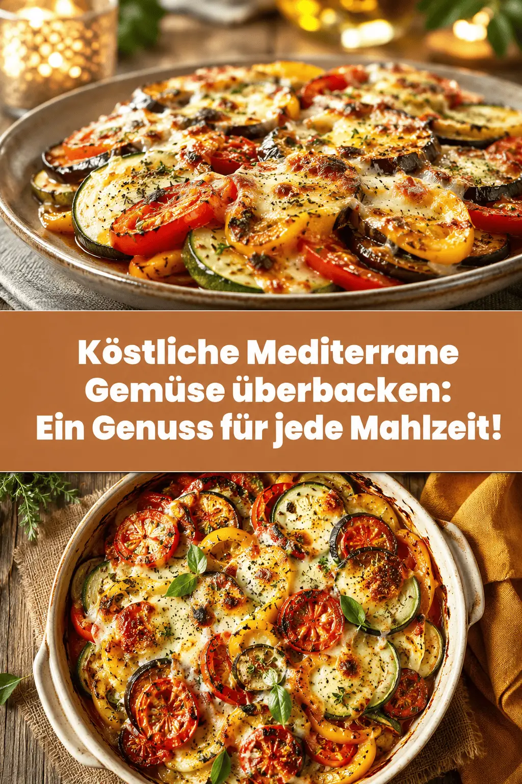 Köstliche Mediterrane Gemüse überbacken: Ein Genuss für jede Mahlzeit!