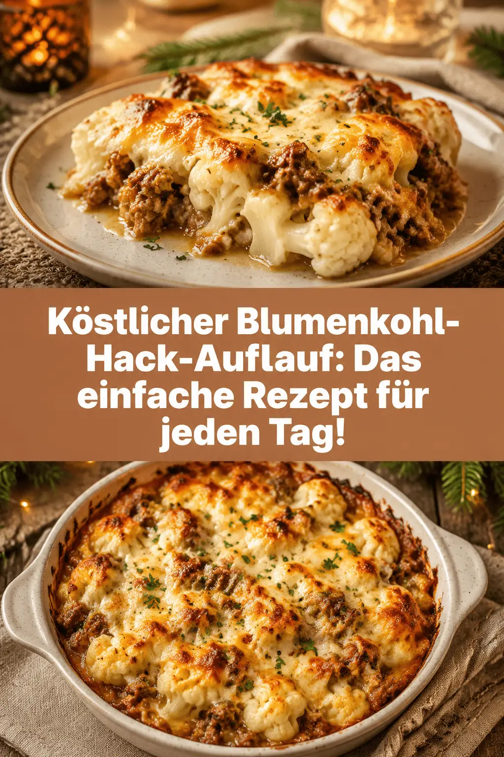 Köstlicher Blumenkohl-Hack-Auflauf: Das einfache Rezept für jeden Tag!