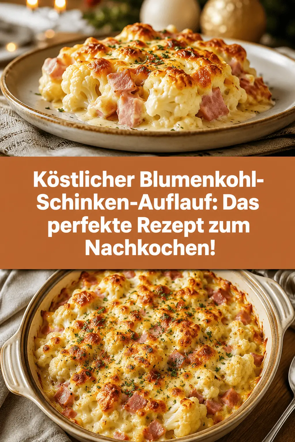 Köstlicher Blumenkohl-Schinken-Auflauf: Das perfekte Rezept zum Nachkochen!