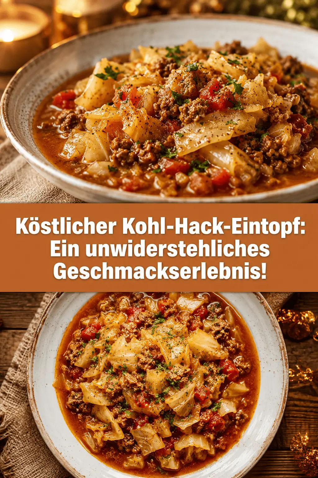 Köstlicher Kohl-Hack-Eintopf: Ein unwiderstehliches Geschmackserlebnis!