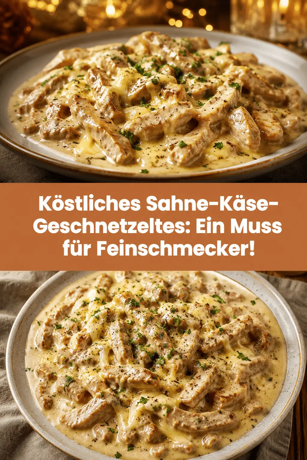 Köstliches Sahne-Käse-Geschnetzeltes: Ein Muss für Feinschmecker!
