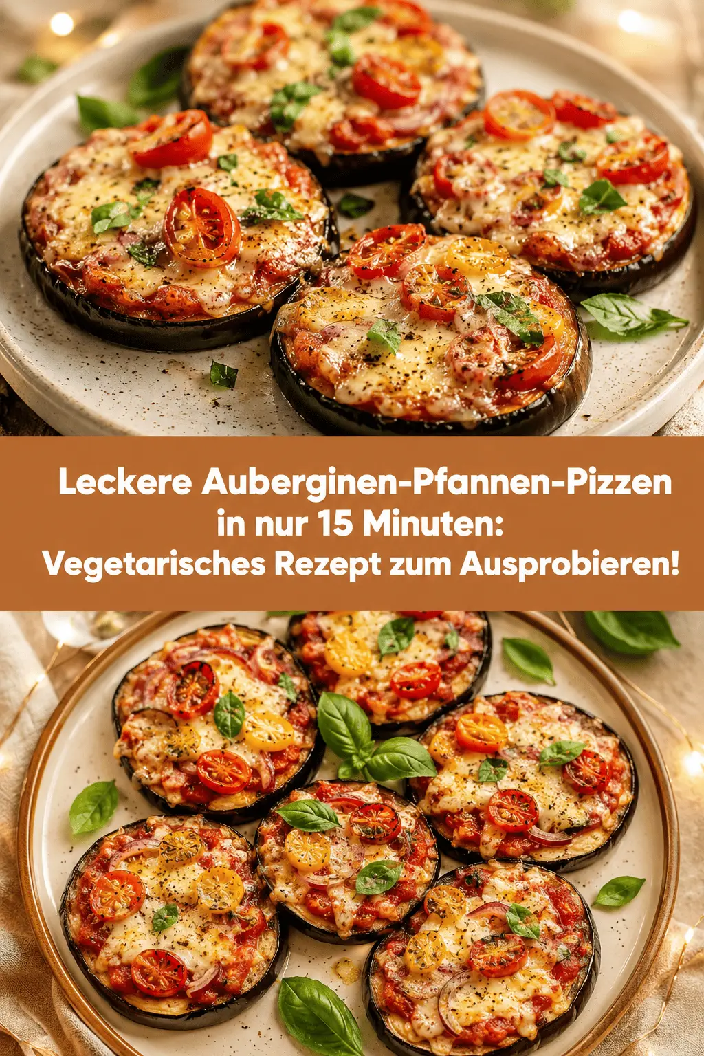 Leckere Auberginen-Pfannen-Pizzen in nur 15 Minuten: Vegetarisches Rezept zum Ausprobieren!
