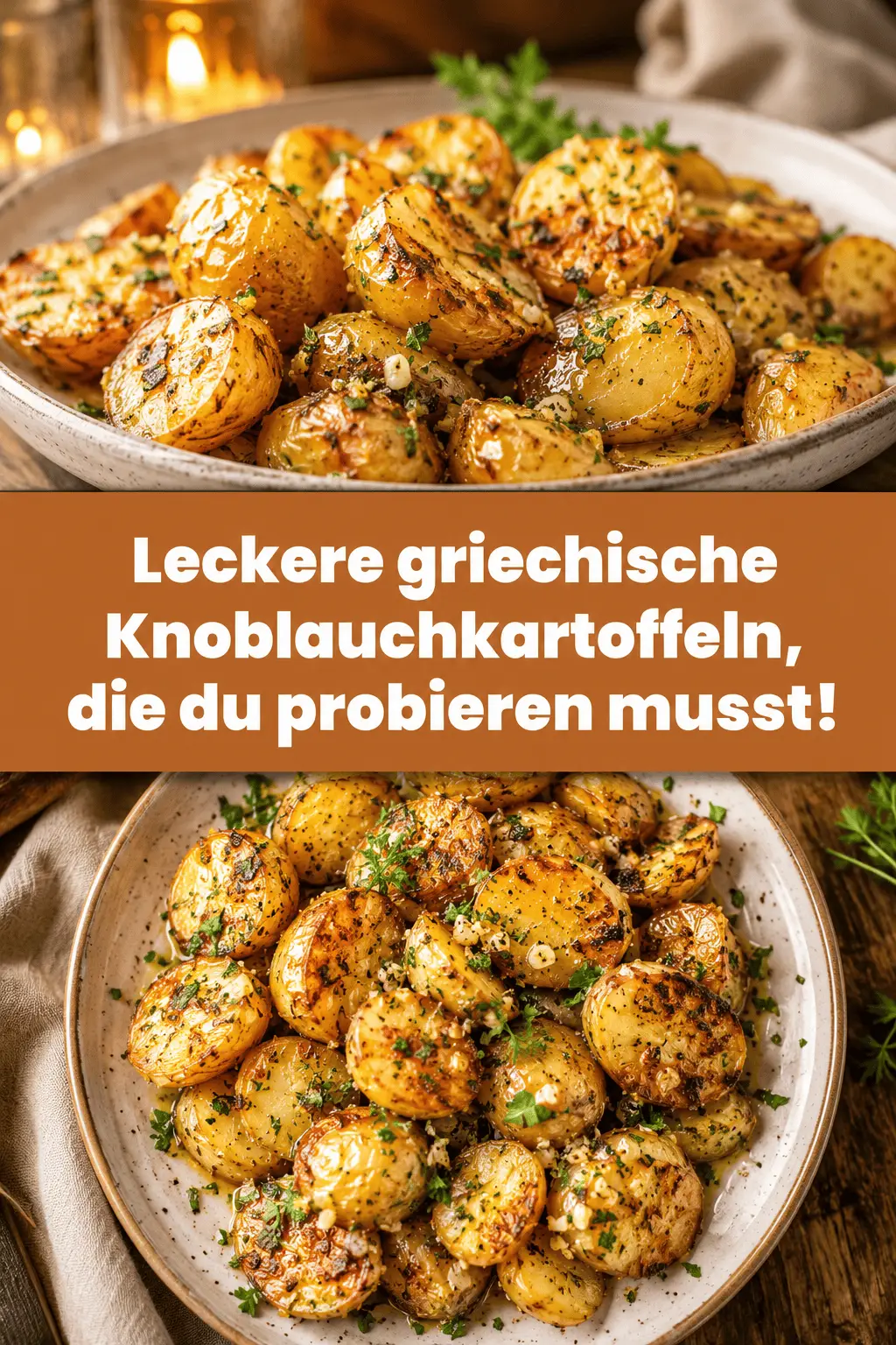 Leckere griechische Knoblauchkartoffeln, die du probieren musst!