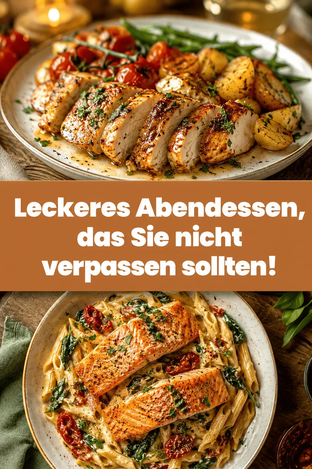 Leckeres Abendessen, das Sie nicht verpassen sollten!