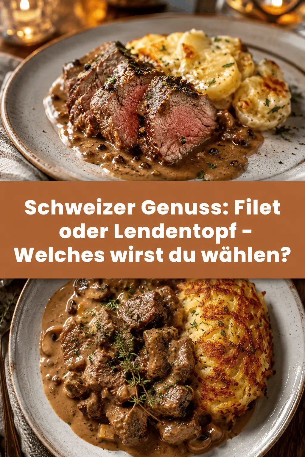 Schweizer Genuss: Filet oder Lendentopf - Welches wirst du wählen?