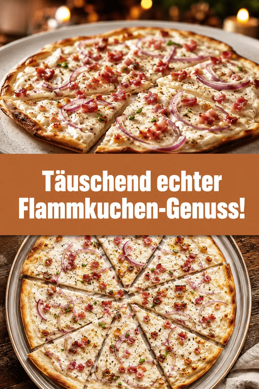 Täuschend echter Flammkuchen-Genuss!
