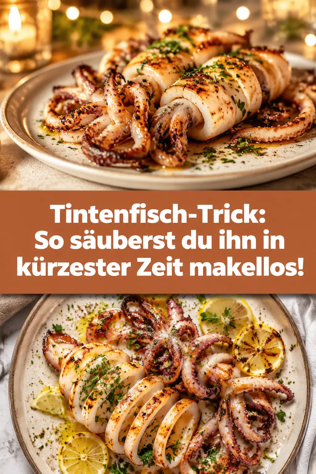 Tintenfisch-Trick: So säuberst du ihn in kürzester Zeit makellos!