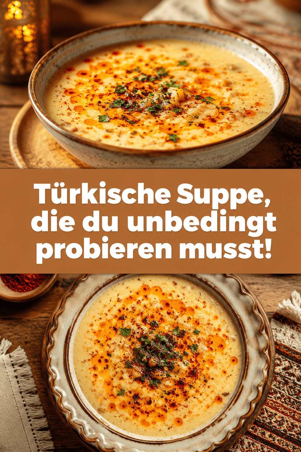 Türkische Suppe, die du unbedingt probieren musst!