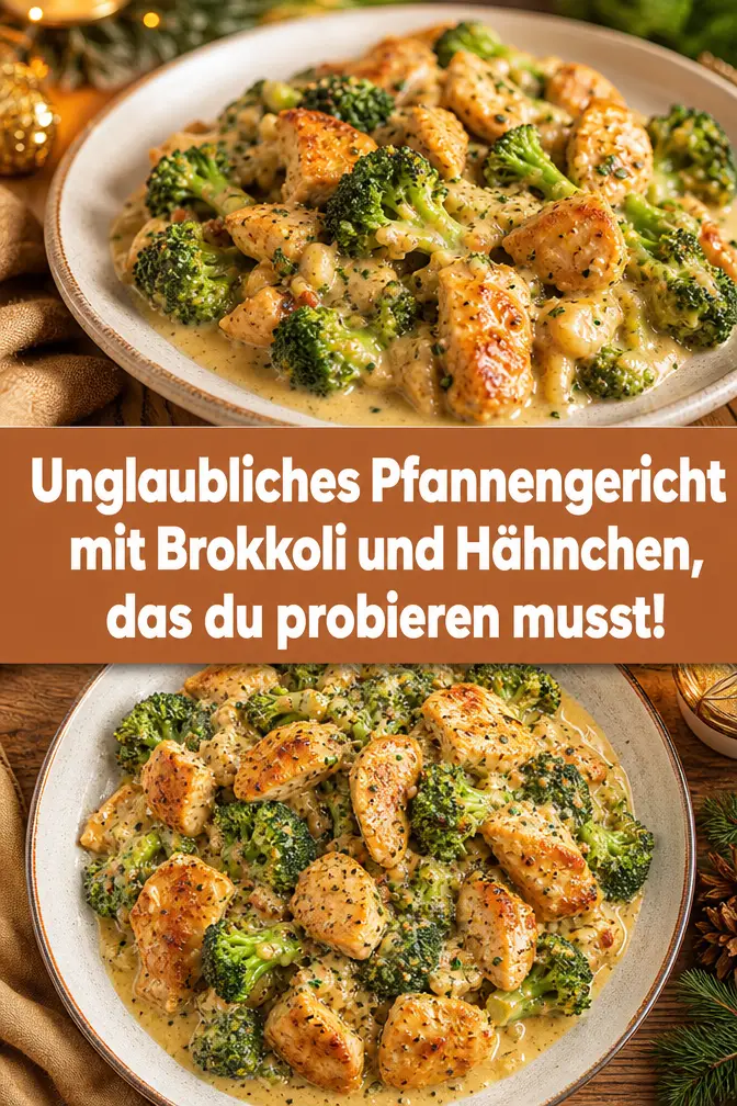 Unglaubliches Pfannengericht mit Brokkoli und Hähnchen, das du probieren musst!