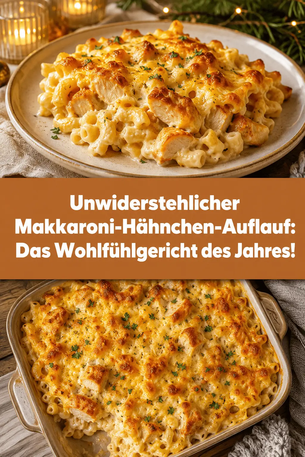 Unwiderstehlicher Makkaroni-Hähnchen-Auflauf: Das Wohlfühlgericht des Jahres!