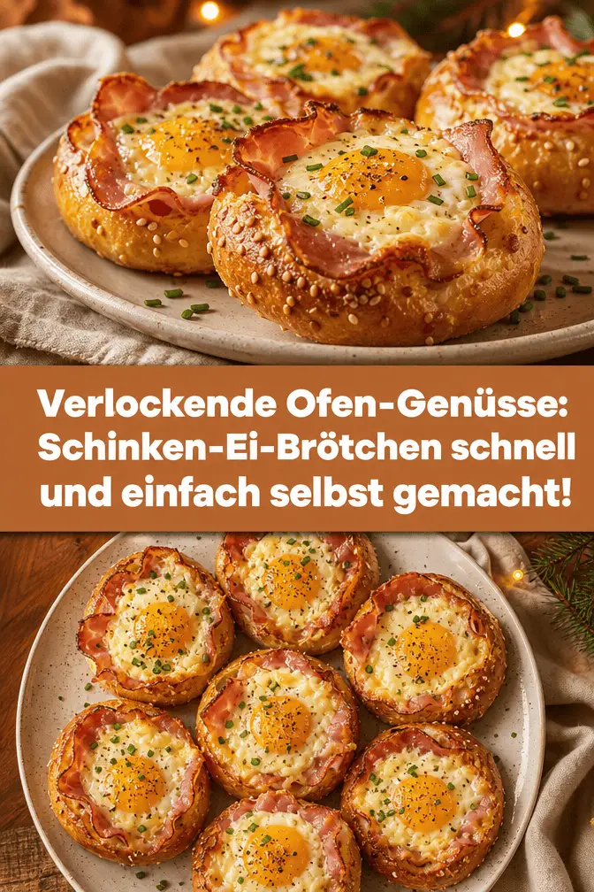 Verlockende Ofen-Genüsse: Schinken-Ei-Brötchen schnell und einfach selbst gemacht!