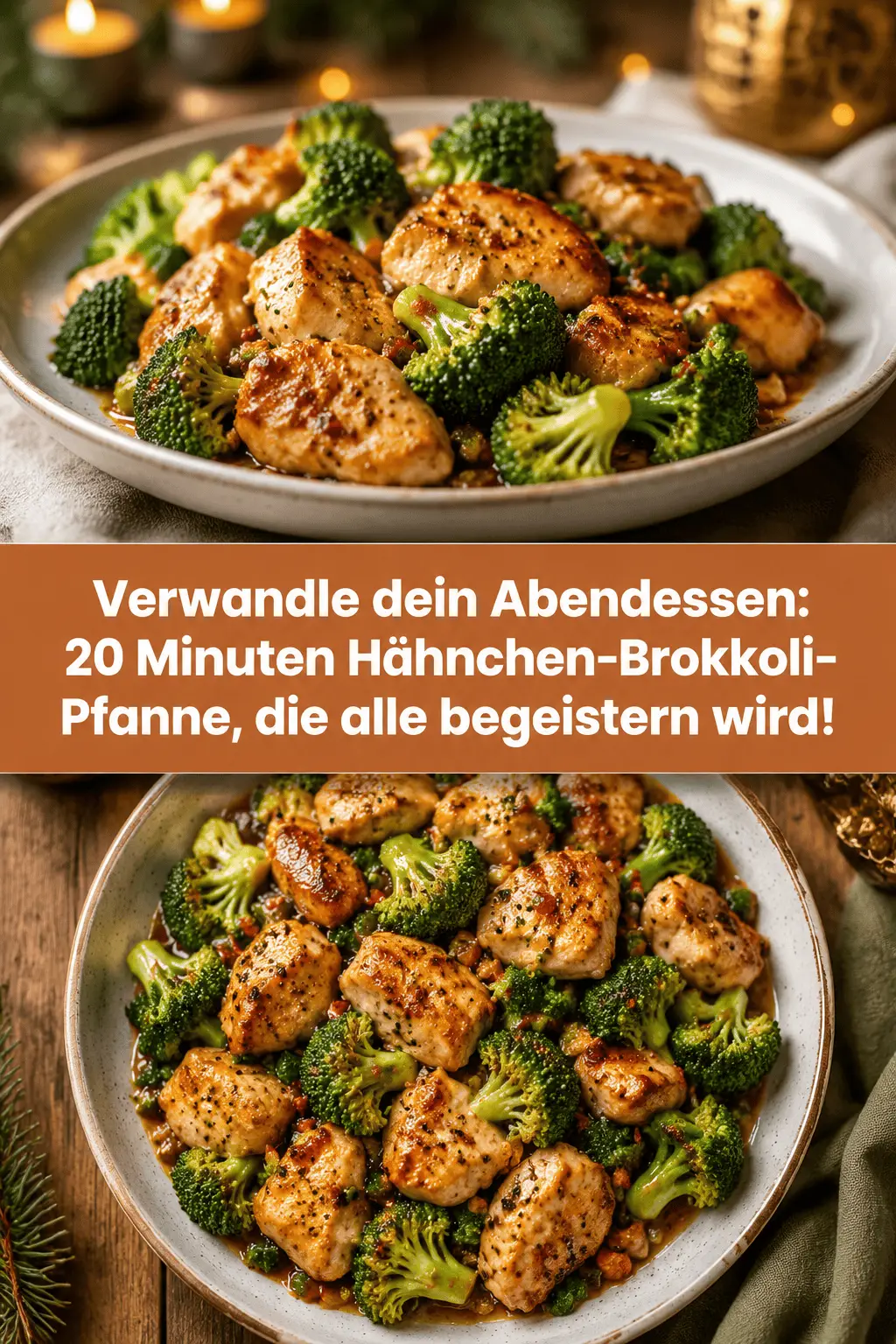 Verwandle dein Abendessen: 20 Minuten Hähnchen-Brokkoli-Pfanne, die alle begeistern wird!