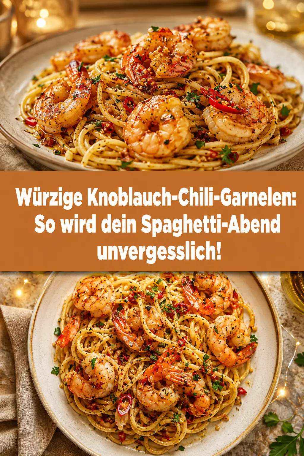 Würzige Knoblauch-Chili-Garnelen: So wird dein Spaghetti-Abend unvergesslich!