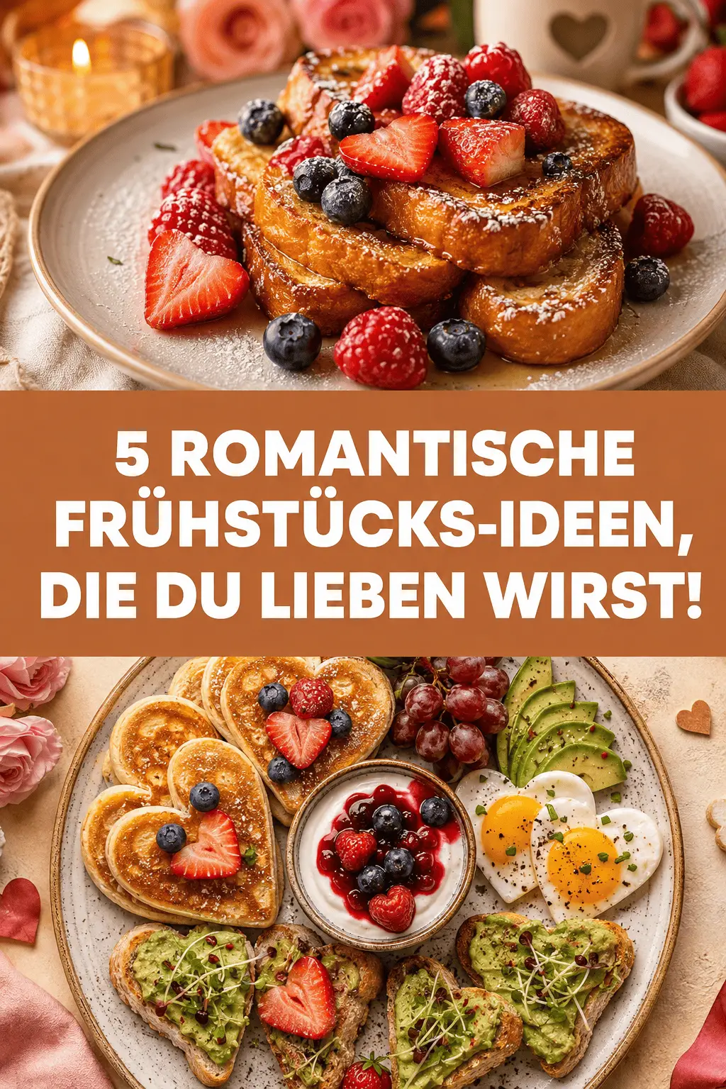 5 ROMANTISCHE FRÜHSTÜCKS-IDEEN, DIE DU LIEBEN WIRST!