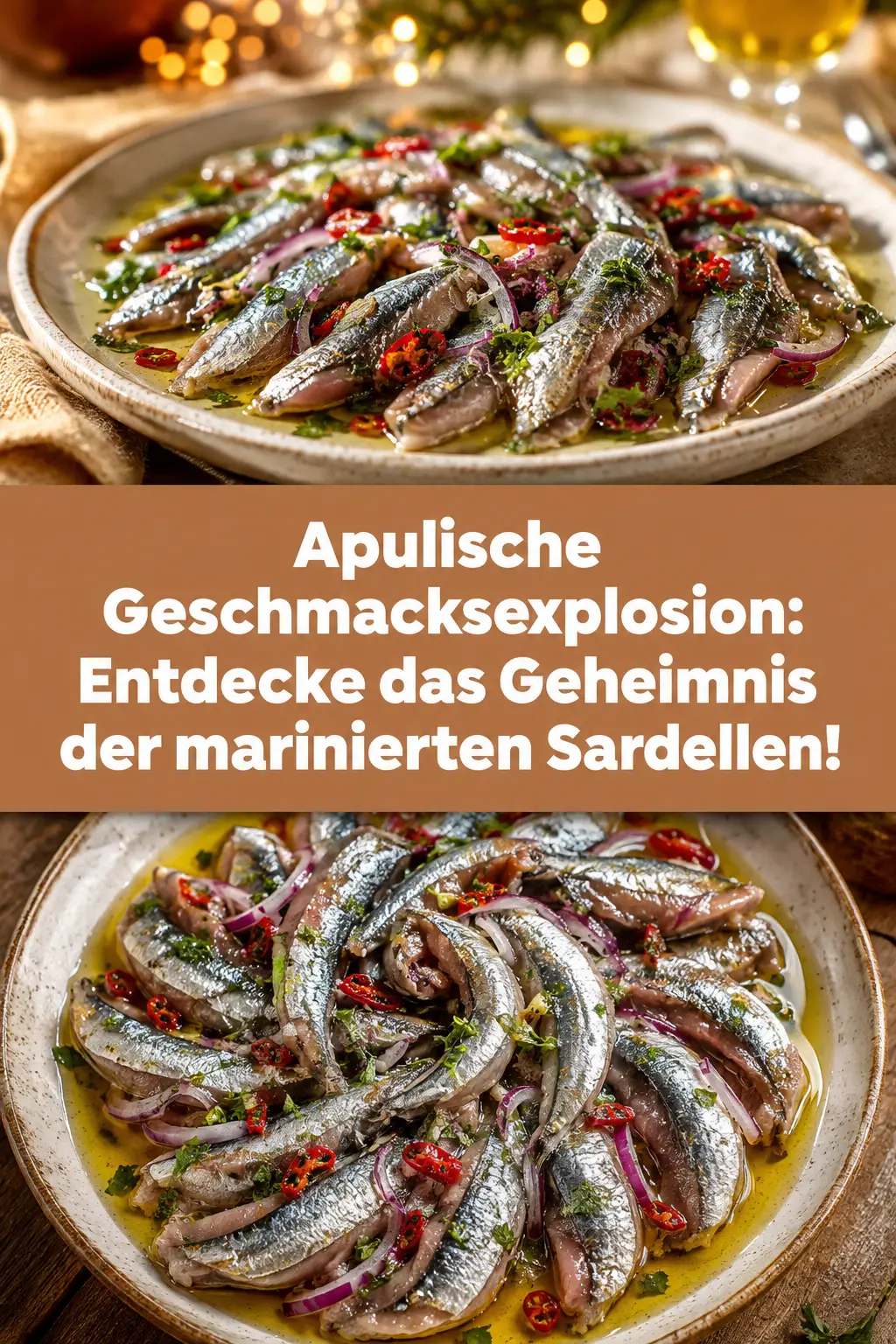 Apulische Geschmacksexplosion: Entdecke das Geheimnis der marinierten Sardellen!