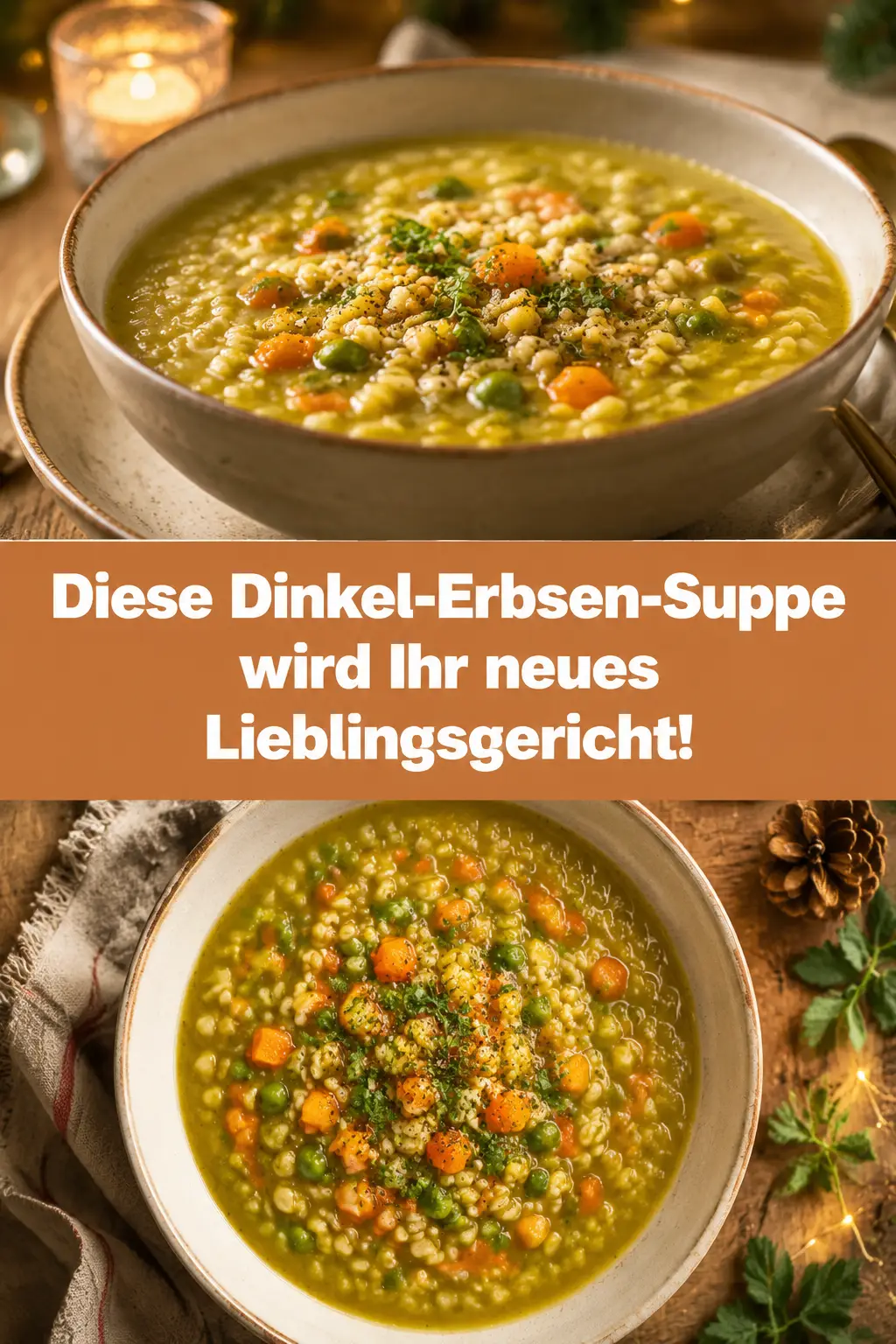 Diese Dinkel-Erbsen-Suppe wird Ihr neues Lieblingsgericht!