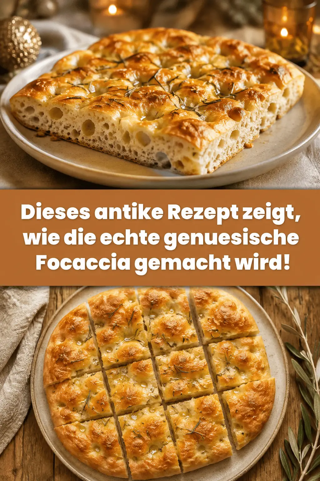 Dieses antike Rezept zeigt, wie die echte genuesische Focaccia gemacht wird!