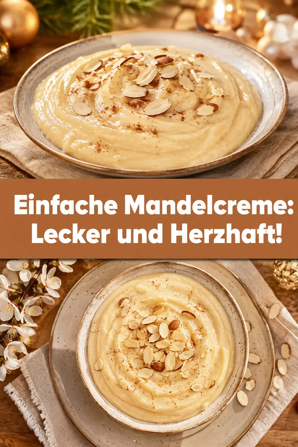 Einfache Mandelcreme: Lecker und Herzhaft!