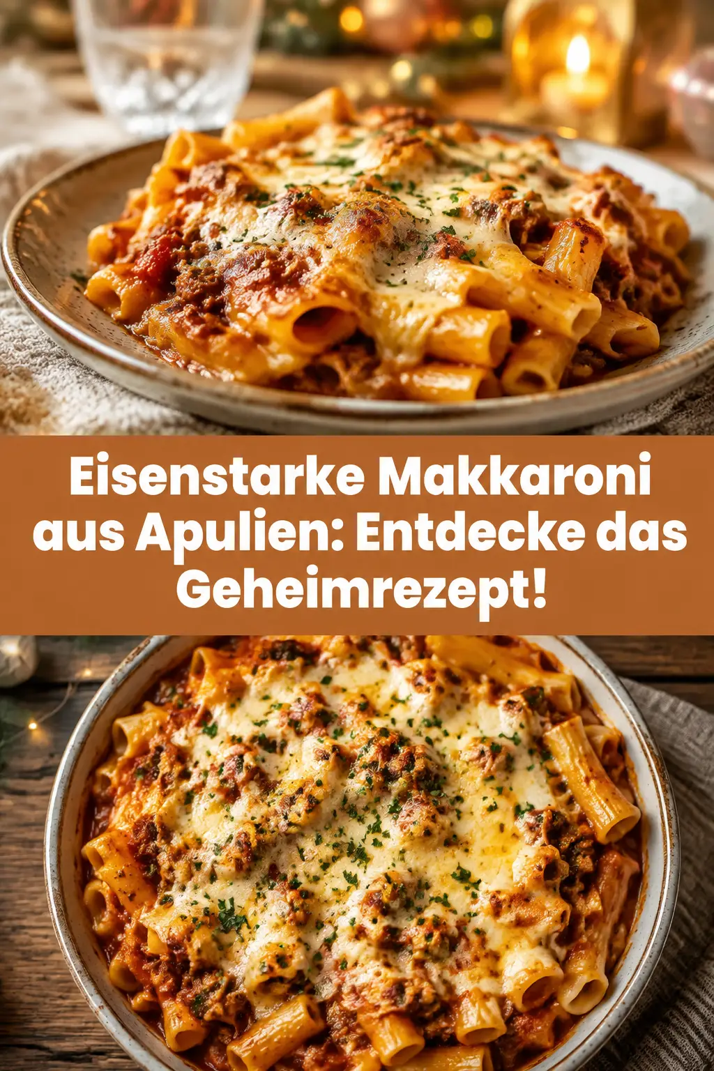 Eisenstarke Makkaroni aus Apulien: Entdecke das Geheimrezept!