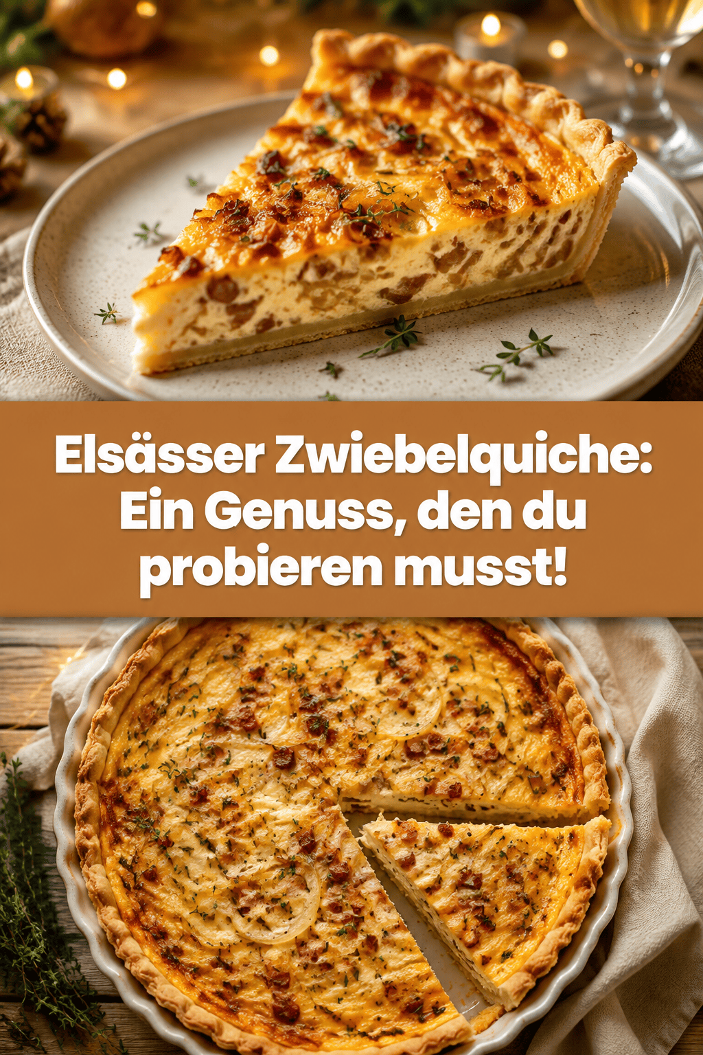 Elsässer Zwiebelquiche: Ein Genuss, den du probieren musst!