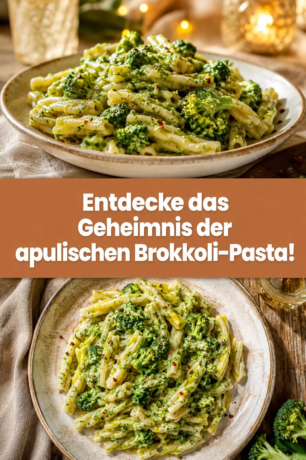 Entdecke das Geheimnis der apulischen Brokkoli-Pasta!