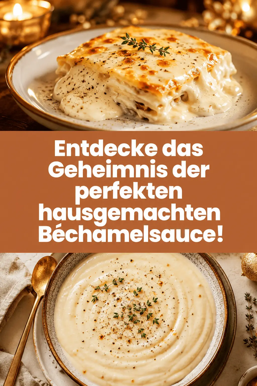 Entdecke das Geheimnis der perfekten hausgemachten Béchamelsauce!