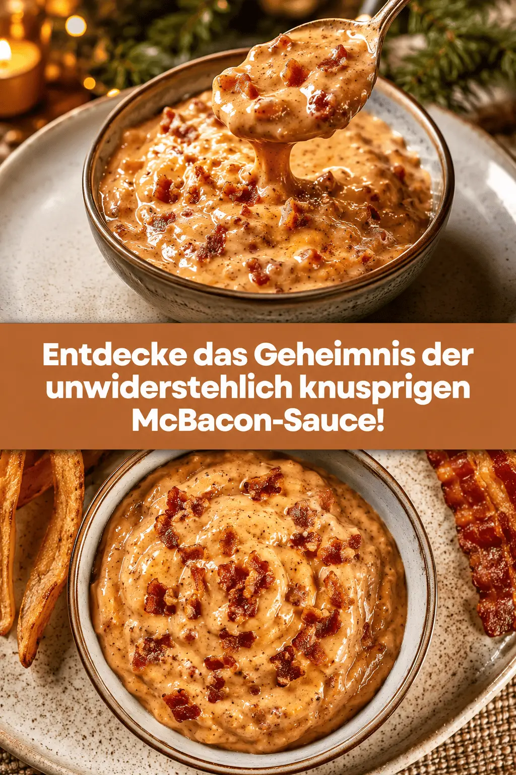 Entdecke das Geheimnis der unwiderstehlich knusprigen McBacon-Sauce!