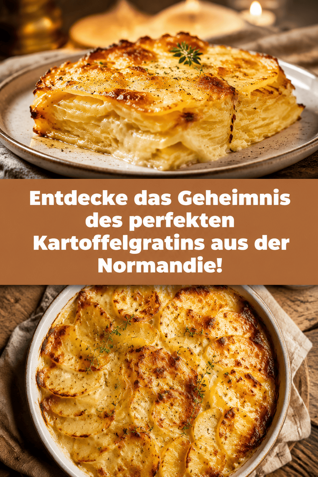 Entdecke das Geheimnis des perfekten Kartoffelgratins aus der Normandie!