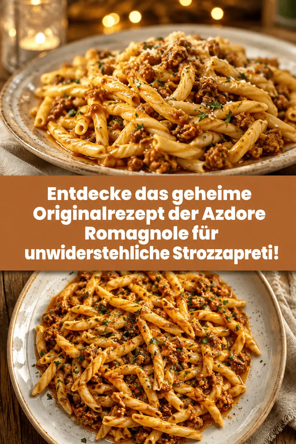 Entdecke das geheime Originalrezept der Azdore Romagnole für unwiderstehliche Strozzapreti!