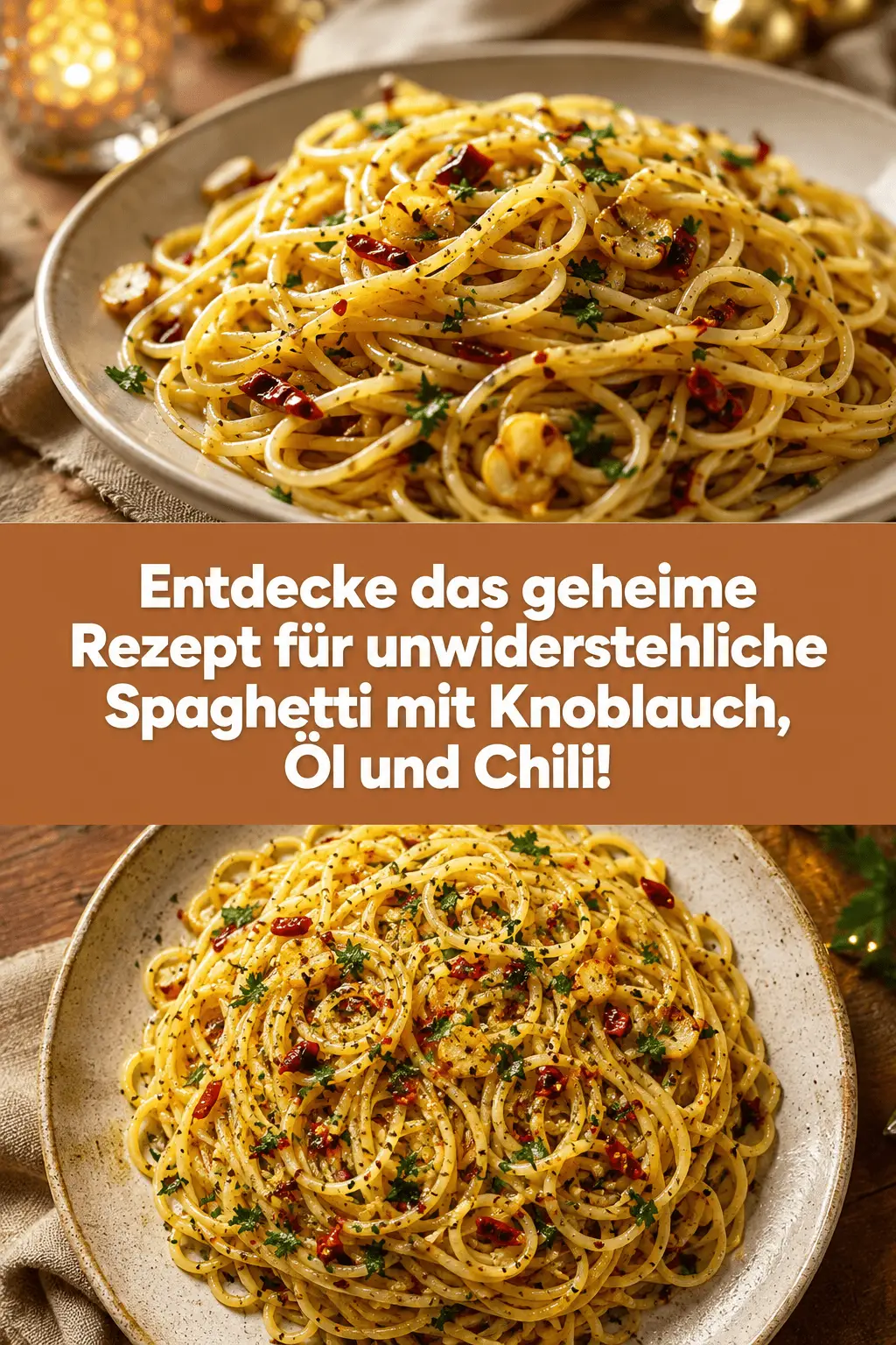 Entdecke das geheime Rezept für unwiderstehliche Spaghetti mit Knoblauch, Öl und Chili!
