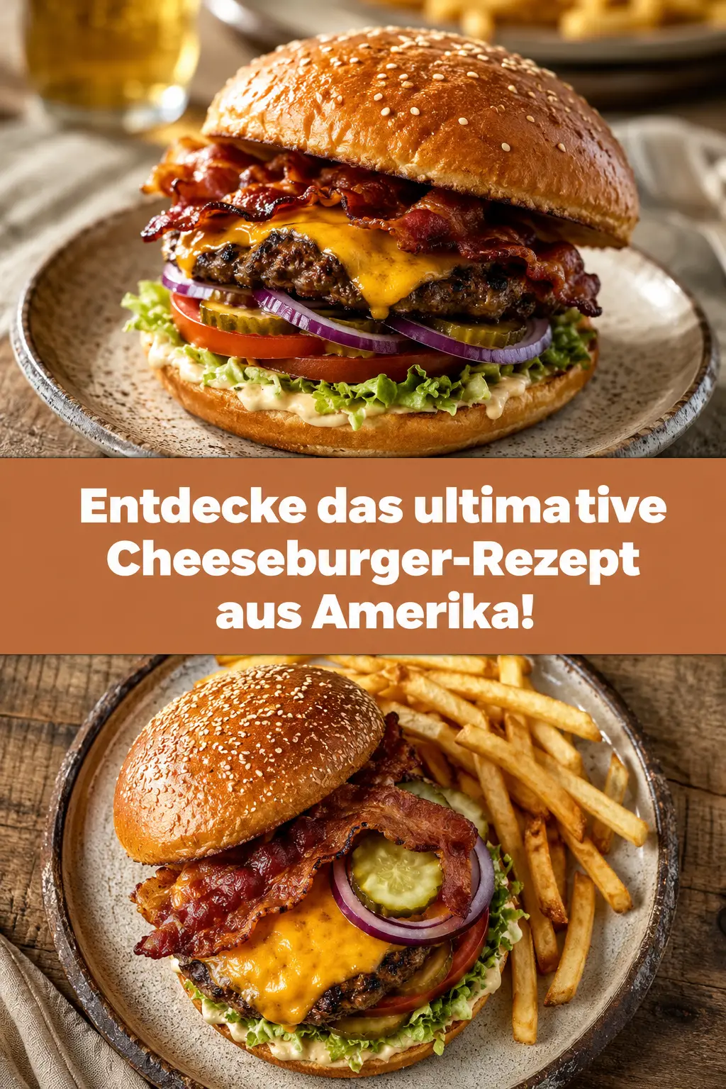 Entdecke das ultimative Cheeseburger-Rezept aus Amerika!