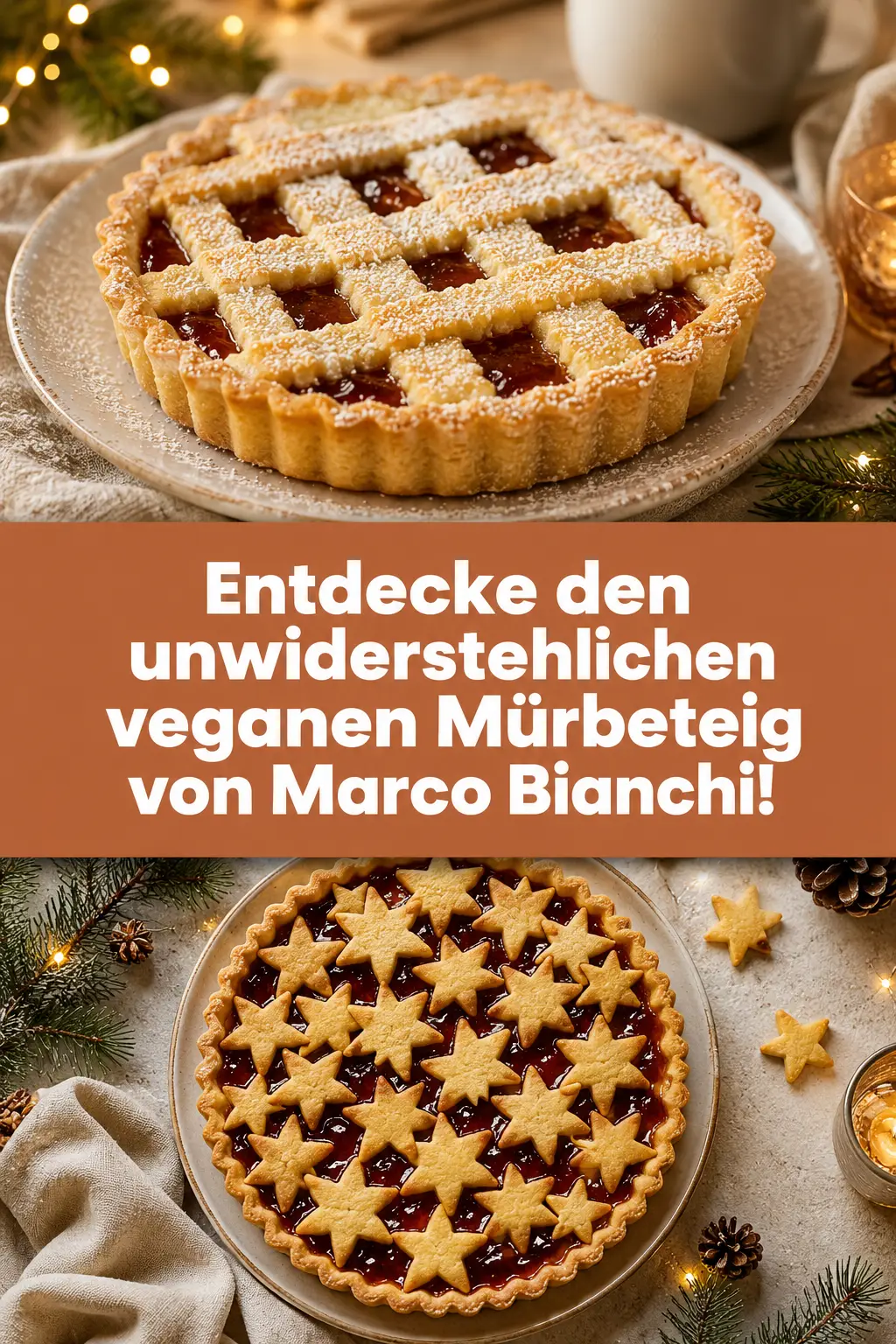 Entdecke den unwiderstehlichen veganen Mürbeteig von Marco Bianchi!