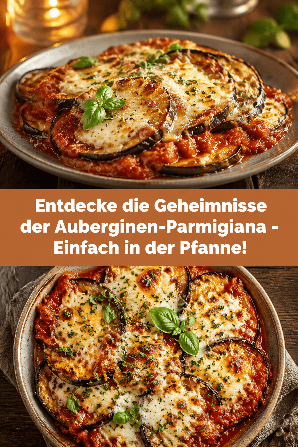 Entdecke die Geheimnisse der Auberginen-Parmigiana - Einfach in der Pfanne!