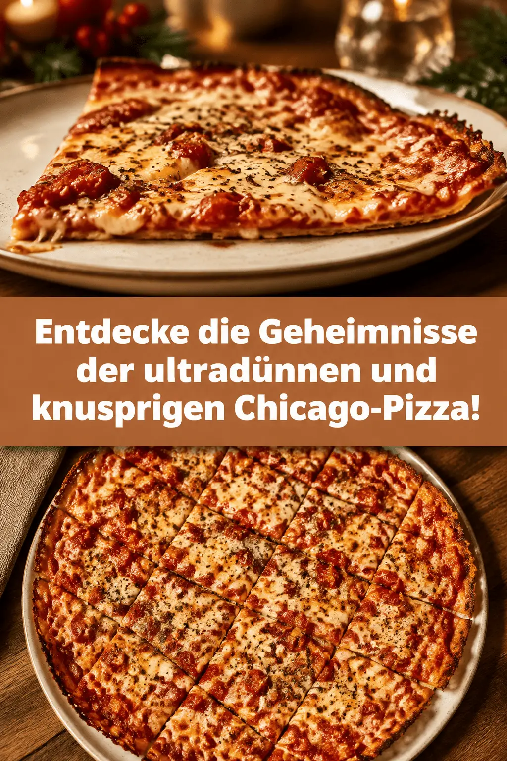 Entdecke die Geheimnisse der ultradünnen und knusprigen Chicago-Pizza!