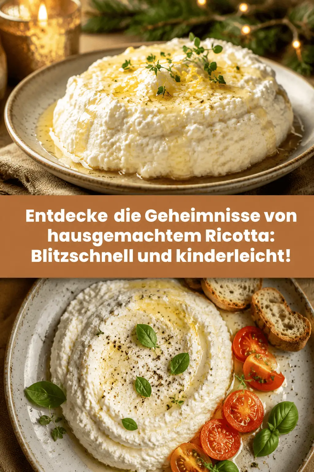 Entdecke die Geheimnisse von hausgemachtem Ricotta: Blitzschnell und kinderleicht!