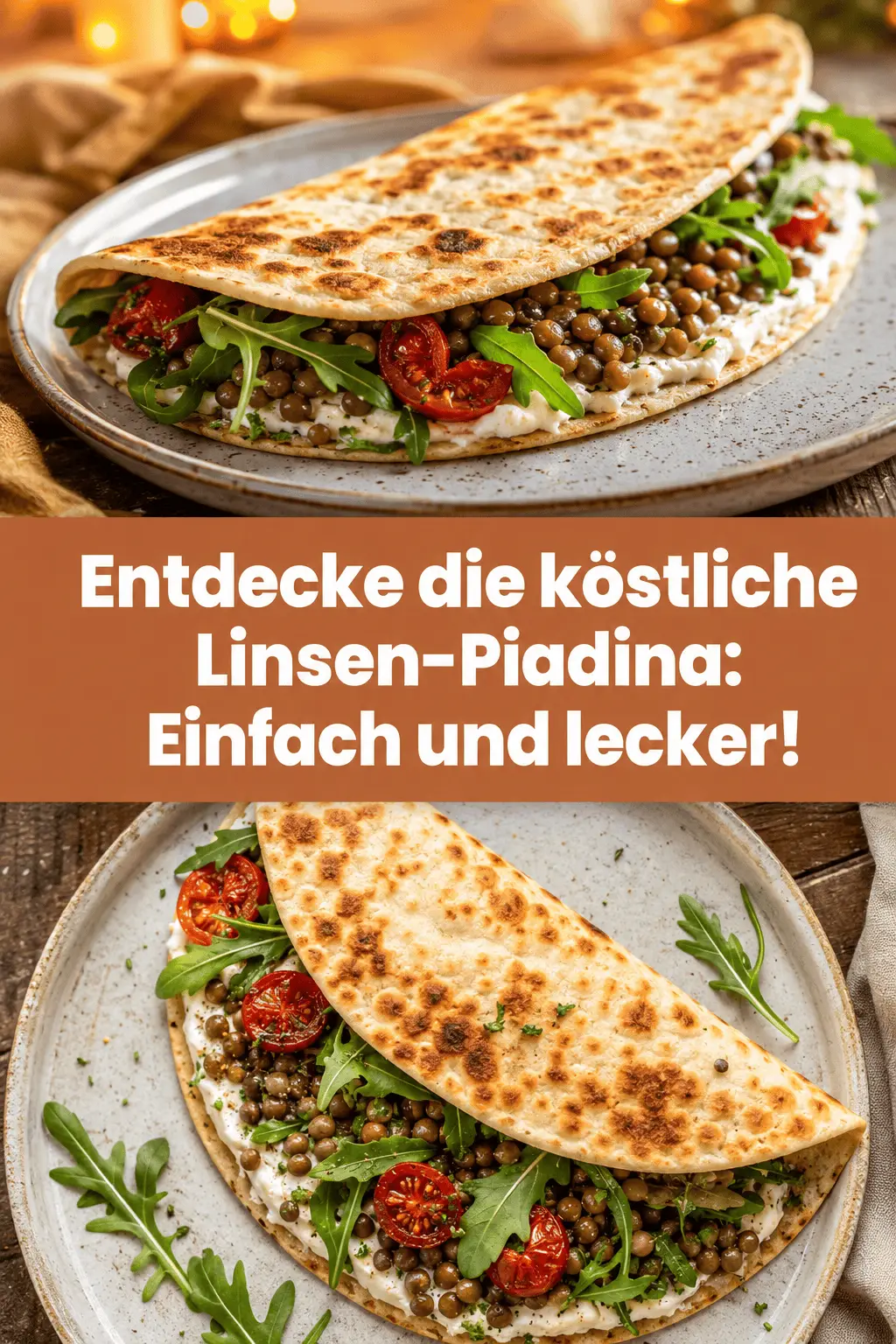 Entdecke die köstliche Linsen-Piadina: Einfach und lecker!