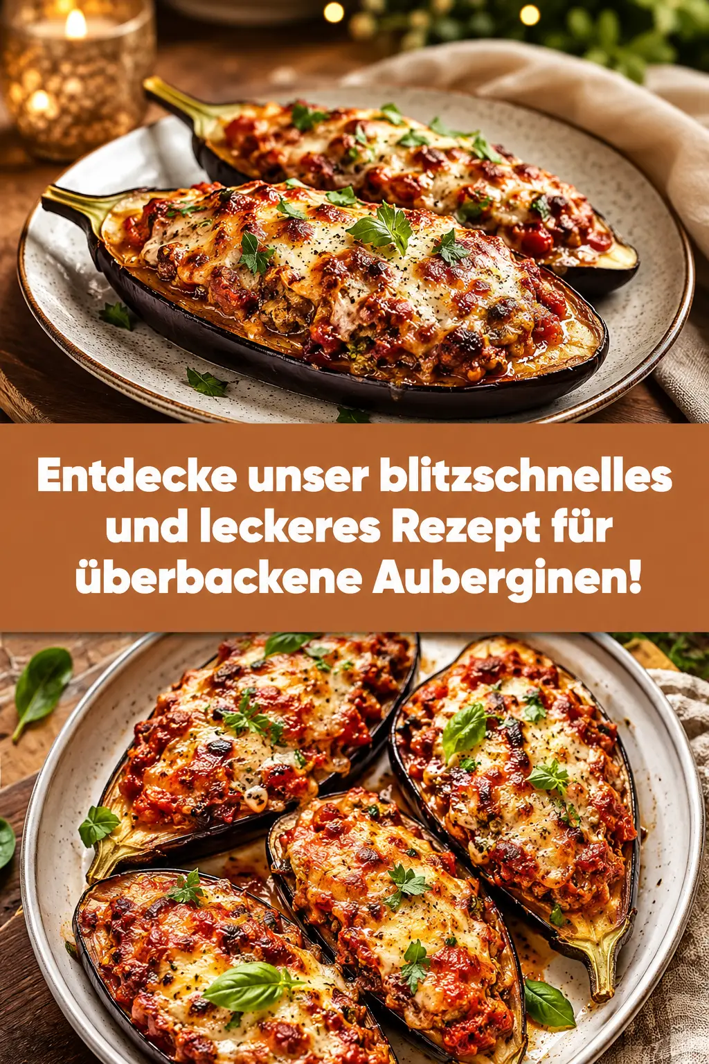 Entdecke unser blitzschnelles und leckeres Rezept für überbackene Auberginen!